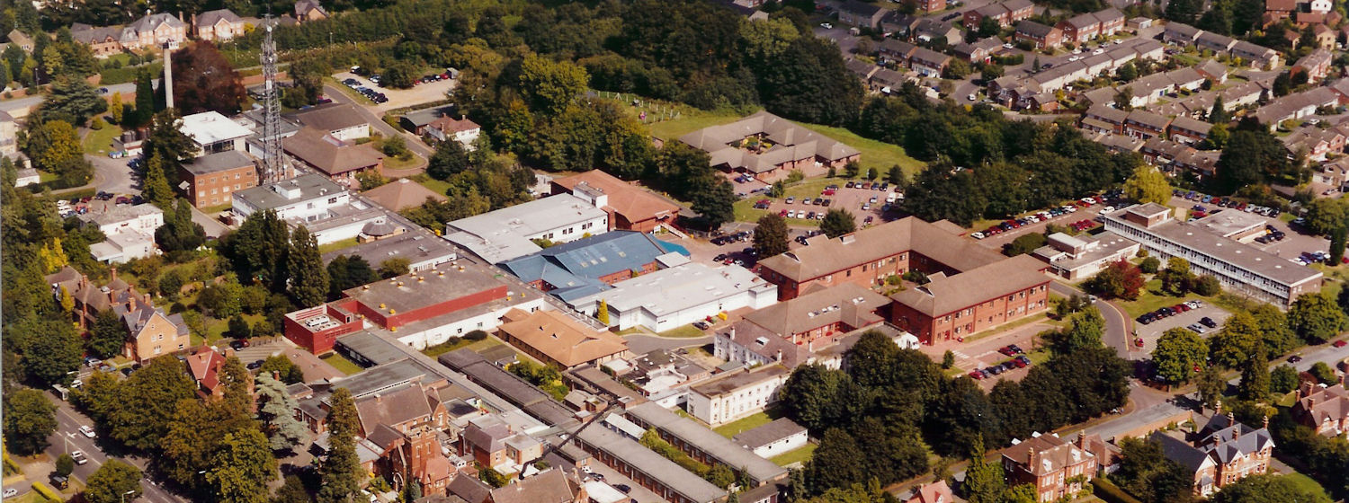 Aerial view of Horton General Hospital site