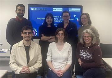 The six successful PARC scheme candidates with Dr Louise Strickland (back row, second from right)